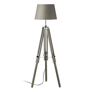 Casper Grey Tripod Base Floor Lamp
