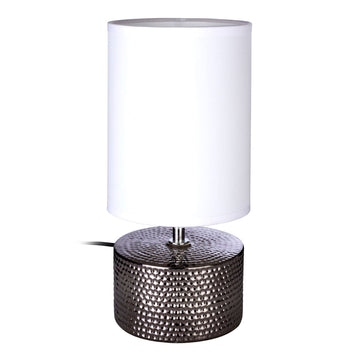 Winter Black Chrome Base Table Lamp