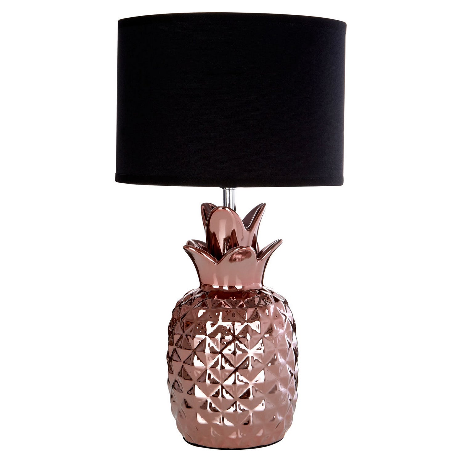 Copper  Pineapple Shaped Base Table Lamp