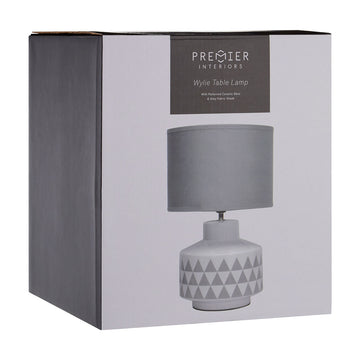 Hylie White Ceramic Table Lamp