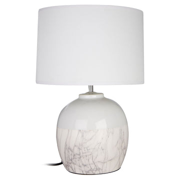 Whimley White Ceramic Table Lamp