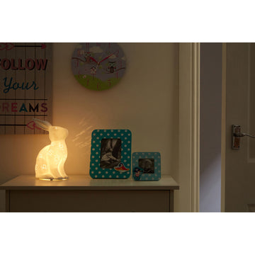 Kids White Porcelain Rabbit Night Light