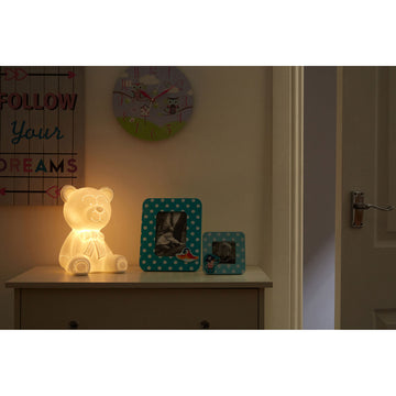 Kids White Porcelain Bear Night Light