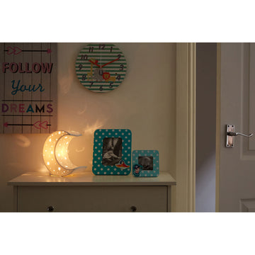 Kids White Porcelain Moon Night Light