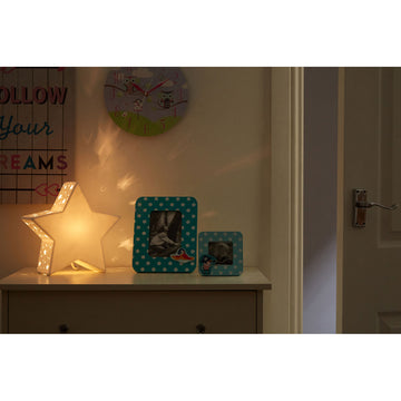 Kids White Porcelain Star Night Light
