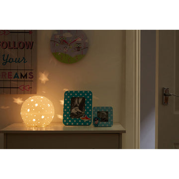 Kids White Porcelain Orb Night Light