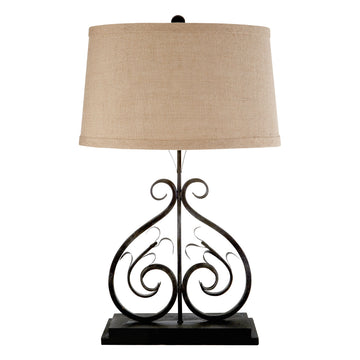 Marsha Black Metal Table Lamp