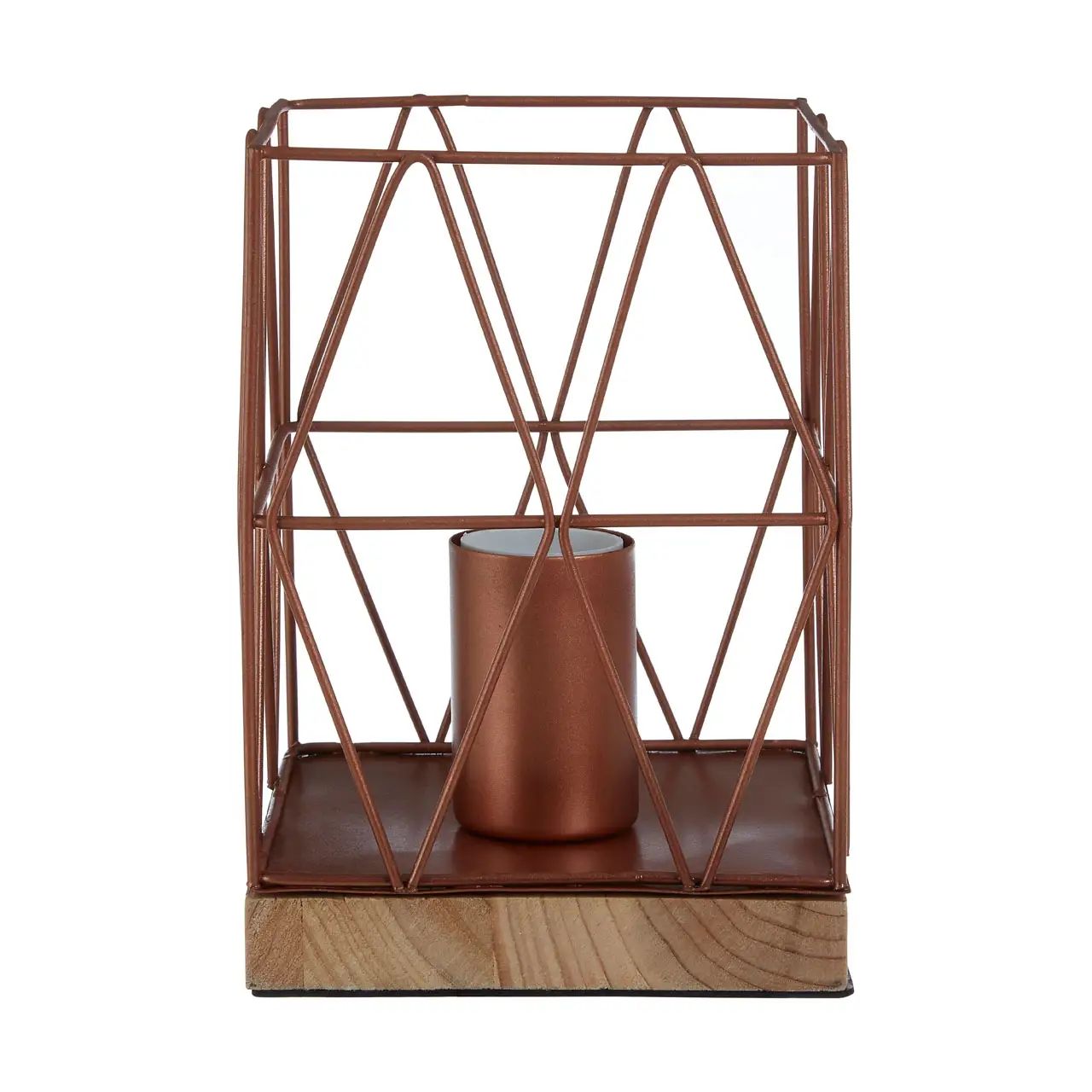 Hode Copper Wire Geometric Table Lamp