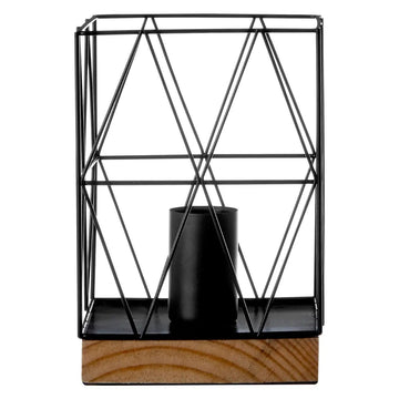 Hode Black Wire Geometric Table Lamp