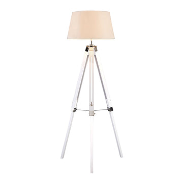 Meily White Tripod Floor Lamp