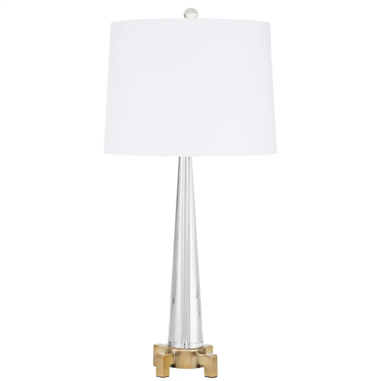 Sania Crystal Tower Table Lamp