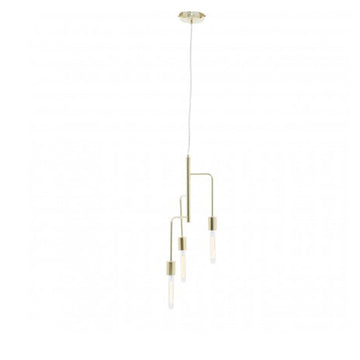 Lagona 3 Bulb Gold Finish Pendant Light