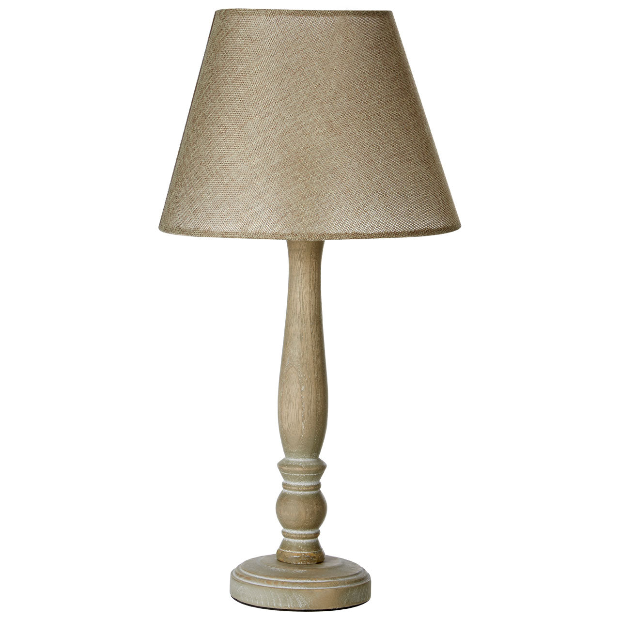 Raine Wooden Candlestick Table Lamp