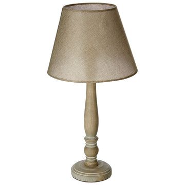 Raine Wooden Candlestick Table Lamp