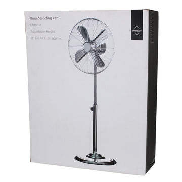 Floor Standing Fan Chrome