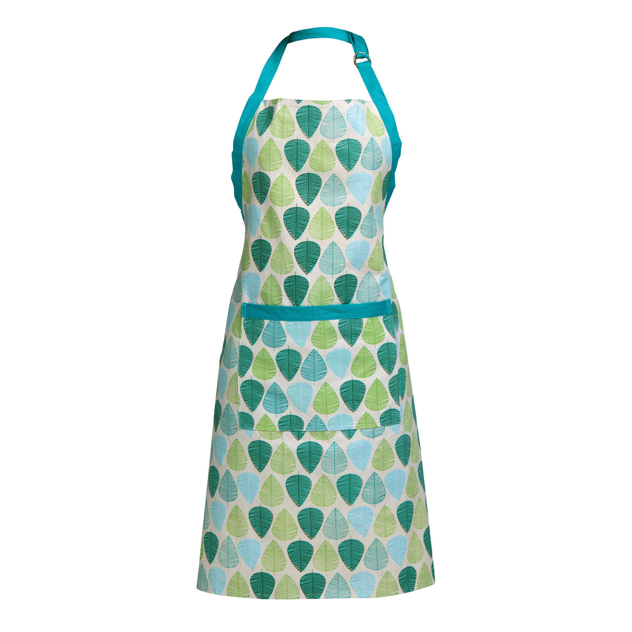 Green Leaf Cotton Kitchen Cooking Baking Apron