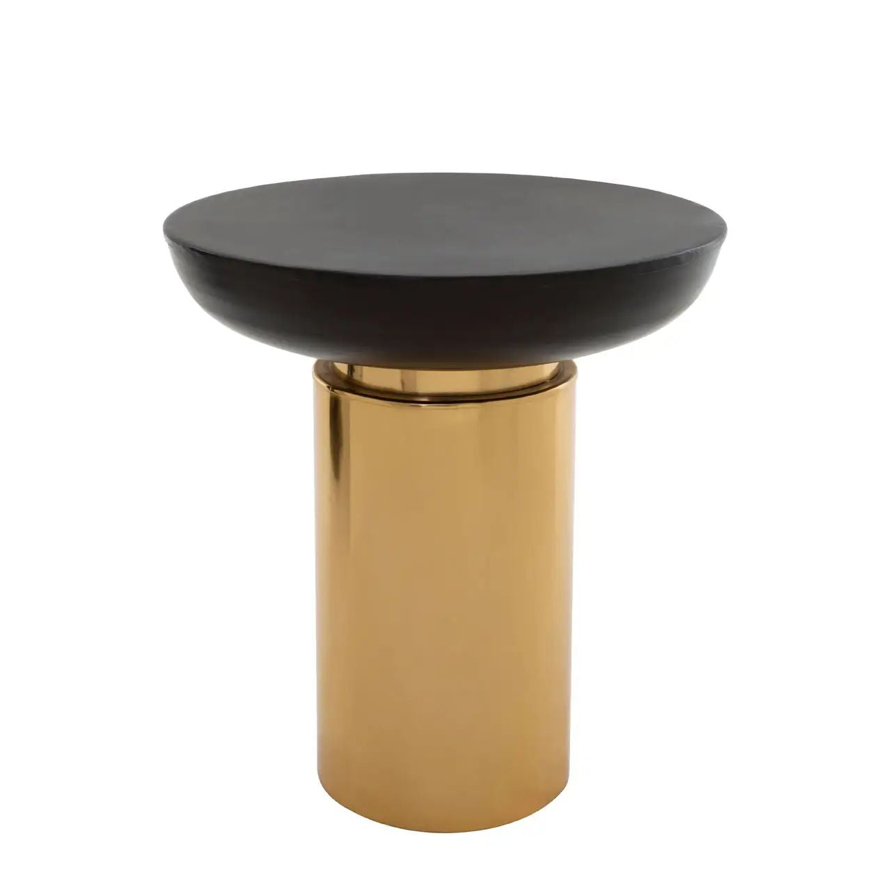 Harlington Townhouse Black & Gold Iron Side Table