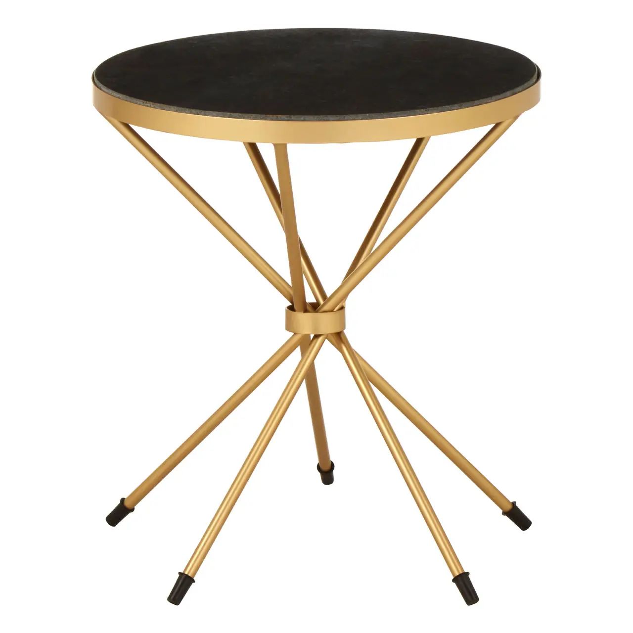 Templix Black Marble Top Side Table