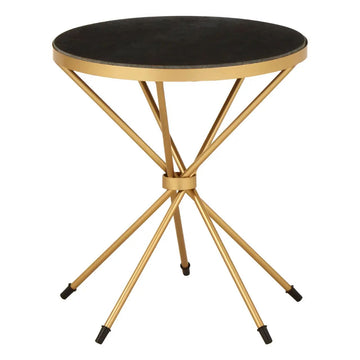Templix Black Marble Top Side Table