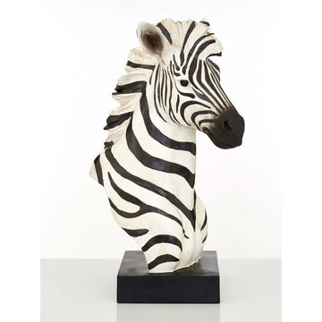 Bohemian Zebra Head Ornament