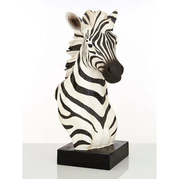 Bohemian Zebra Head Ornament