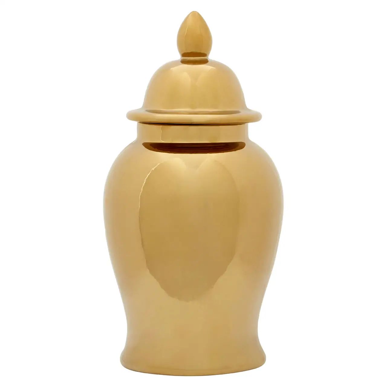 Harlington Townhouse Large Gold Ceramic Jar