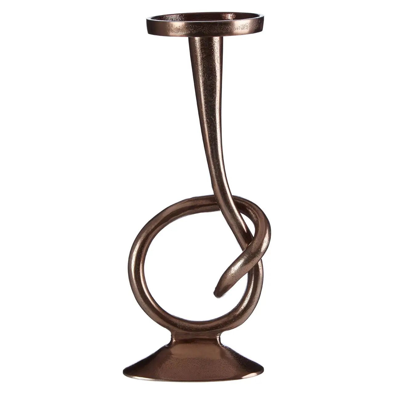 Harlington Townhouse Fifty Five South Twist Bronze Candle Holder