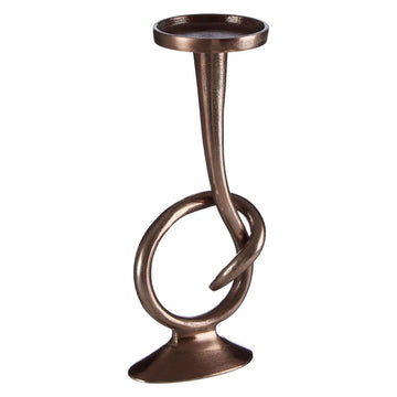 Harlington Townhouse Fifty Five South Twist Bronze Candle Holder