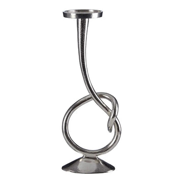 Harlington Townhouse Fifty Five South Twist Nickel Candle Holder