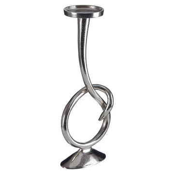 Harlington Townhouse Fifty Five South Twist Nickel Candle Holder