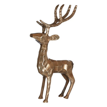 Gold Finish Standing Stag