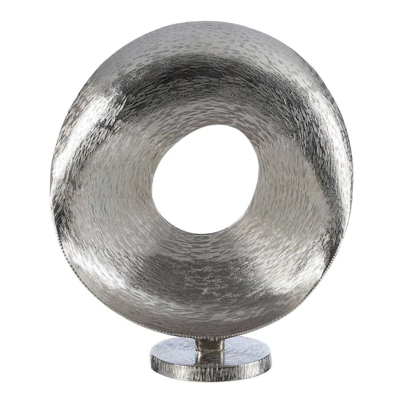 Harlington Townhouse Fifty Five South Grind Nickel Circular Sculpture