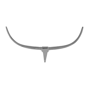 Zenir Minimalistic Aluminum Wall Mounted Skull