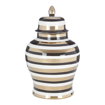 Senia Large Glazed Ceramic Decorative Ginger Jar