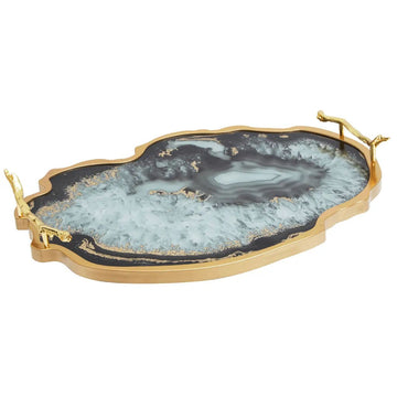 Selena Black & Gold Tray