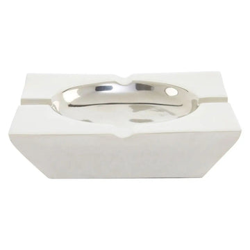 Winston Silver Nickel Finish Square Ashtray