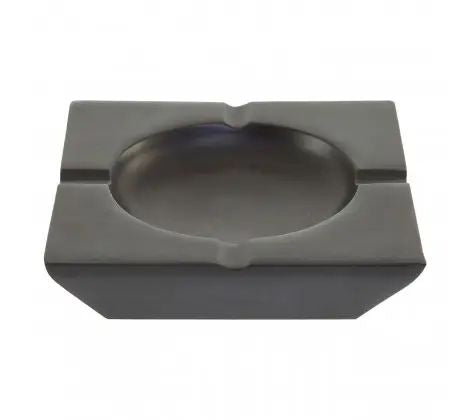 Winston Black Nickel Finish Square Ashtray