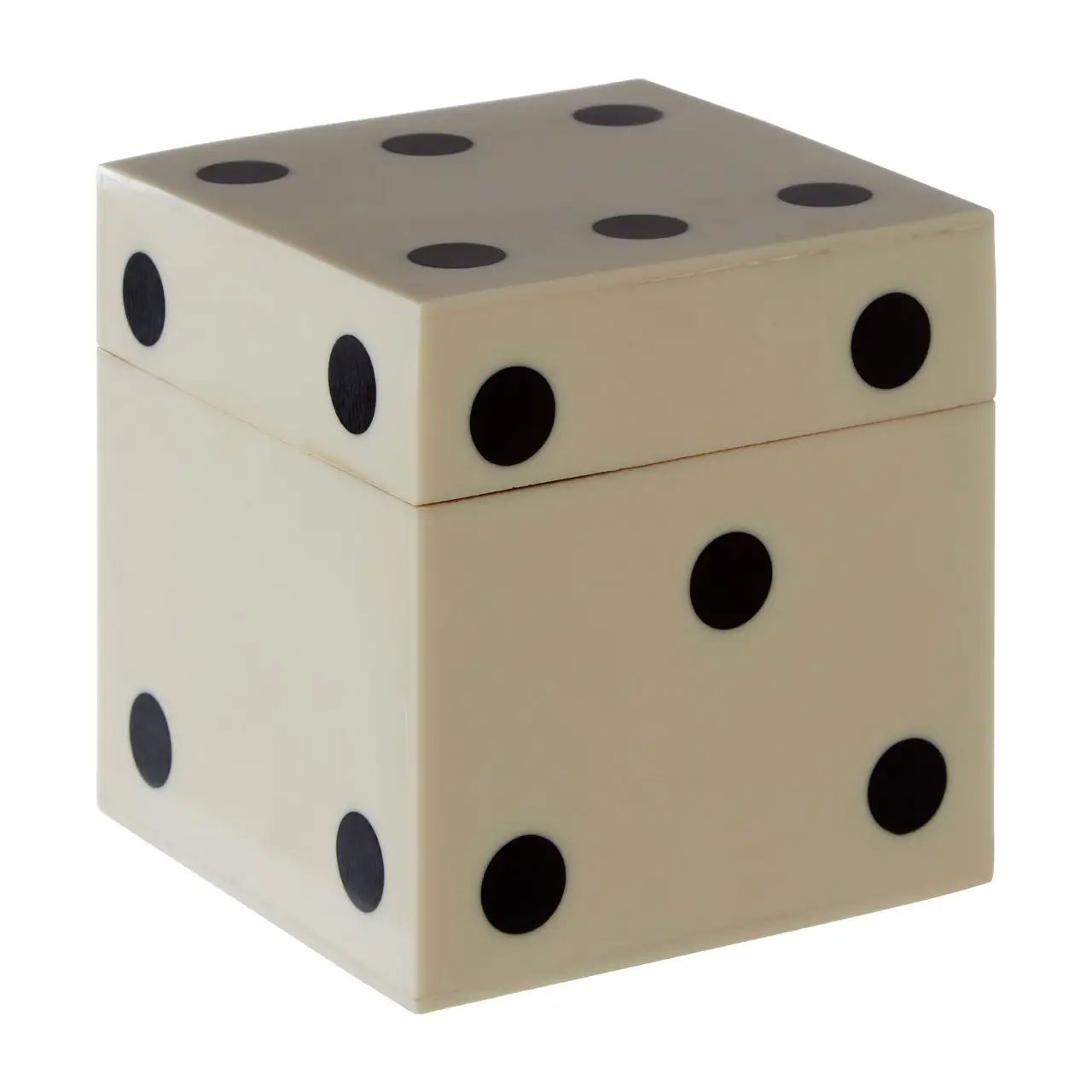 Winston White Dice Box