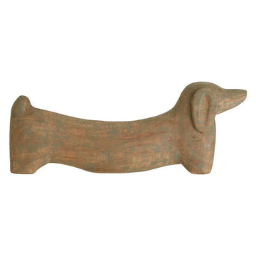 Verona Wooden Sausage Dog Sculpture