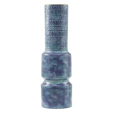 Riano Large Blue Earthenware Vase