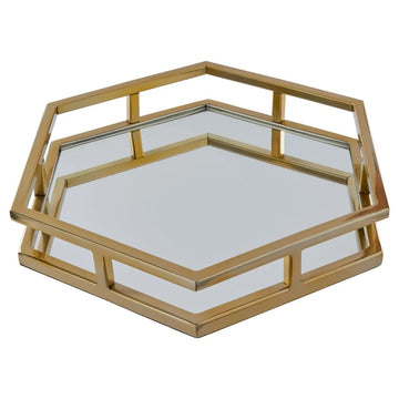 Herman Gold Hexagonal Tray
