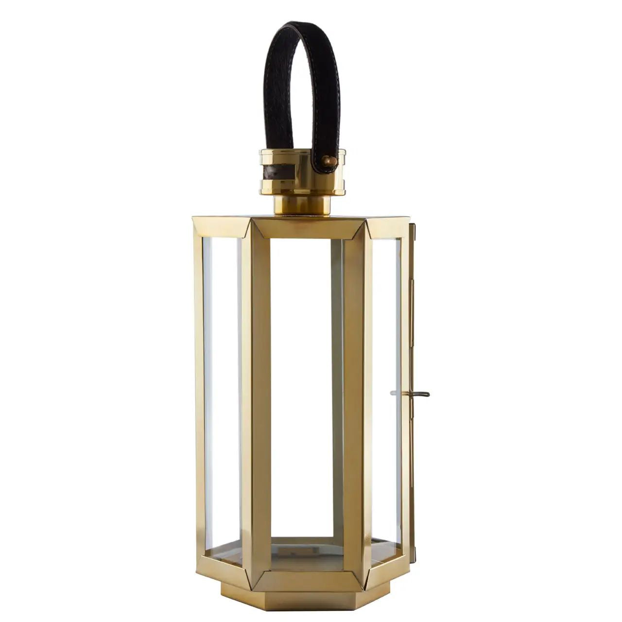 Herman Gold Finish Steel Lantern