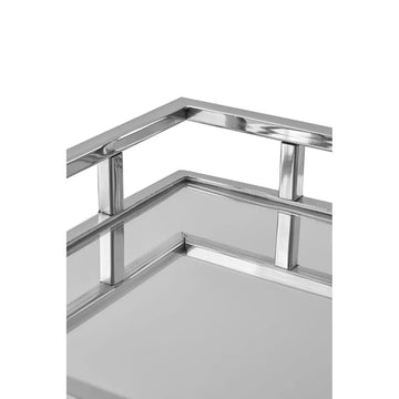 Traverse Silver Square Tray
