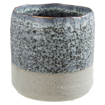 Caldera 2-Tone Ceramic Grey Neutral Small Planter