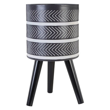 Carnell Large Chevron Planter