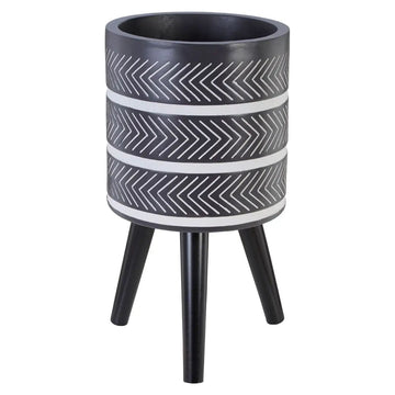 Carnell Large Chevron Planter