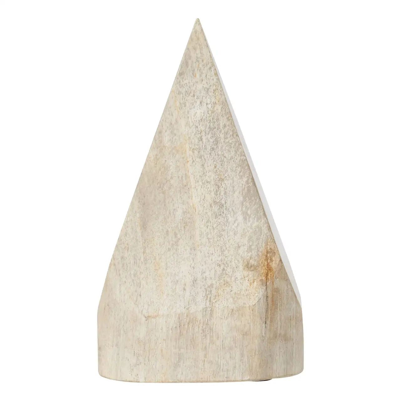 Rustico Wooden Pyramid Sculpture