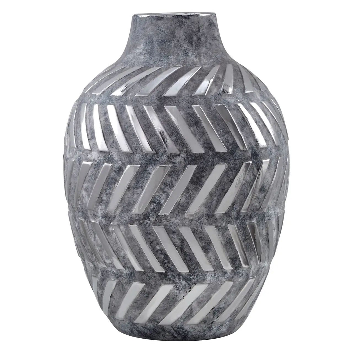 Heluna Large Grey Ceramic Vase