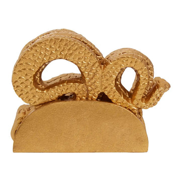 Slither Lacquered Warm Metallic Coasters
