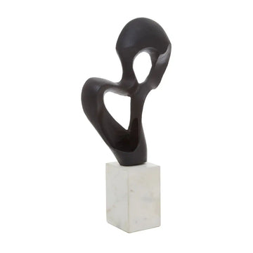 Radiano Black Finish Aluminium Knot Sculpture